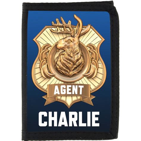 Personalized Odd Squad Agent Badge Wallet