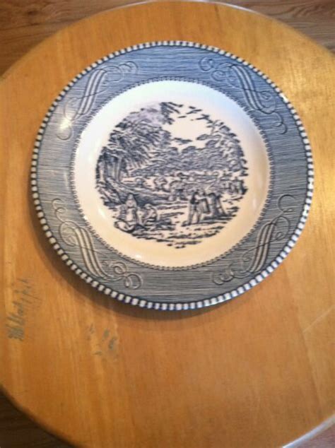 Currier And Ives Small Plates 10 Harvest By Royal Ebay