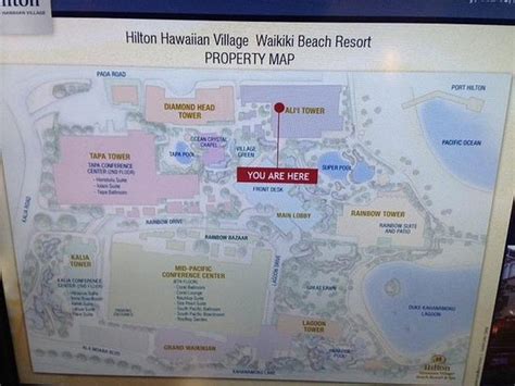 ホテルmap Picture Of Hilton Hawaiian Village Waikiki Beach