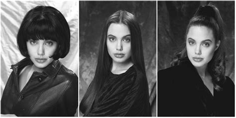 Old Photos Of A Teenager Angelina Jolie Modeling At A