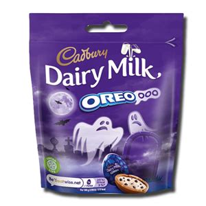 To find out more about our delicious chocolates visit the site now. Cadbury Dairy Milk Oreo Mini Halooween Chocolate Egg 82g ...