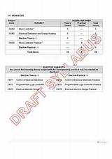 Diploma In Electrical Engineering Syllabus Images