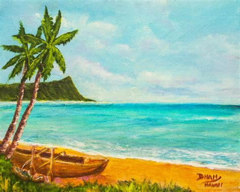 Original Hawaii Acrylic Art Original Hawaii Acrylic Paintings By