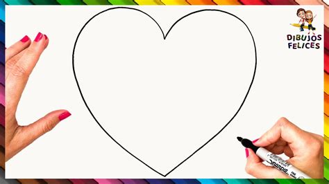 Cómo Dibujar Un Corazón Paso A Paso Dibujo De Corazón YouTube