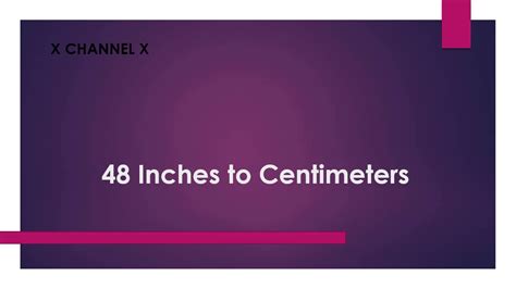 48 Inches Equals How Many Centimeters New Update