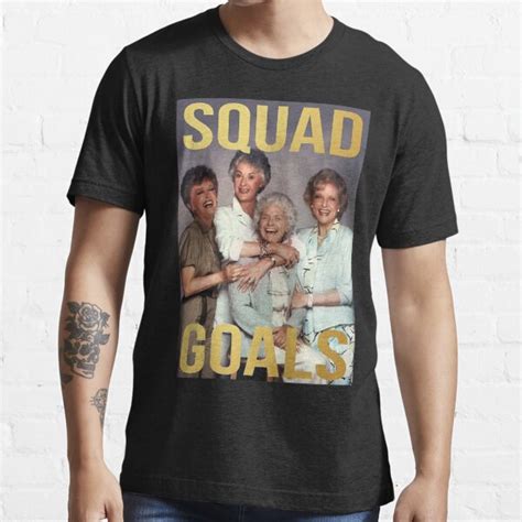 Squad Goals T Shirt For Sale By Erindelgado53 Redbubble The