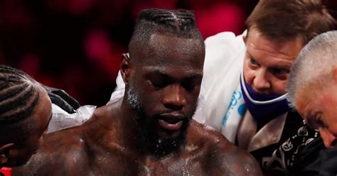 Deontay Wilder Health Update After He S Taken To Hospital Following Tyson Fury Knockout Mirror