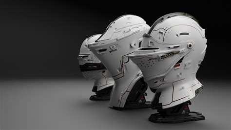 Sci Fi Helmet Concept Art