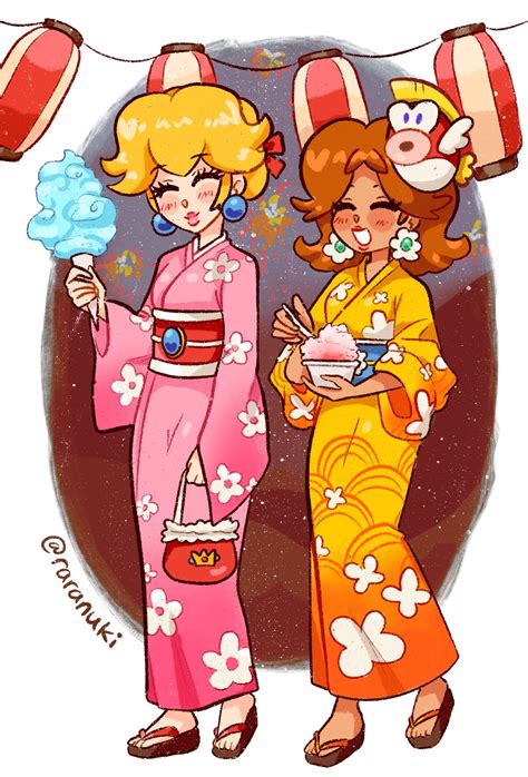 Princess Daisy And Princess Peach Mario Series And Super Mario Bros Drawn By Nagase Haruhito