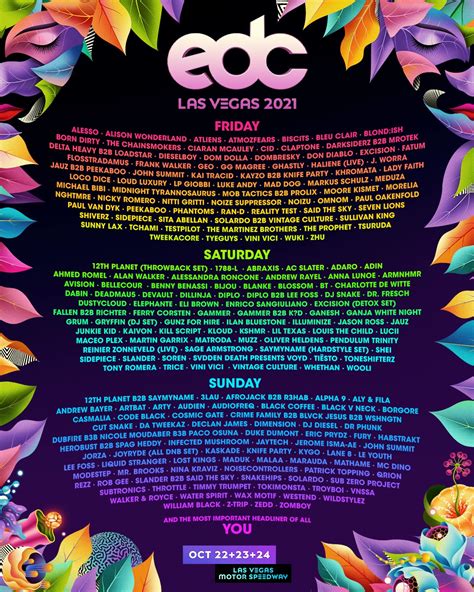 edc las vegas 2021 lineup is officially announced raverrafting