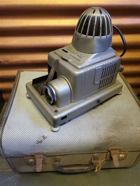 Braun Paximat Electric 35mm Slide Projector With Original Case Vintage 1950 S Ebay