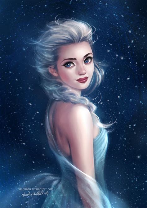 Frozen Elsa By Daekazu On Deviantart His Art Is Absolutely Amazing I Always Look At His Art