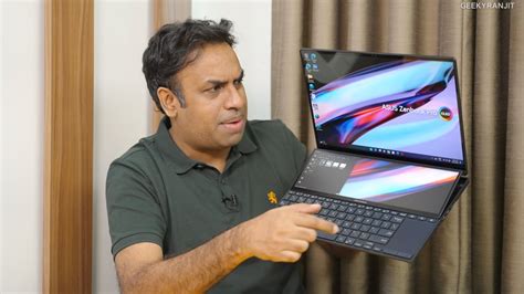 Dual Screen Laptop Asus Zenbook Pro Duo 14 Oled Hands On Overview