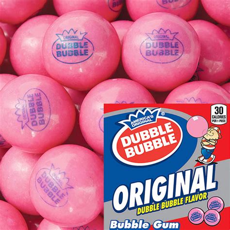 Original 1928 Dubble Bubble Vending Gumballs 1 Inch 850 Ct