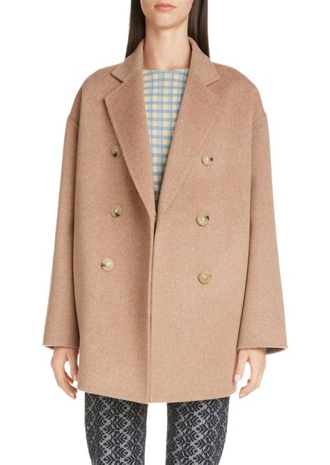 Acne Studios Acne Studios Odine Double Breasted Wool And Alpaca Coat