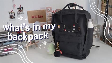 what s in my backpack 🌷 youtube