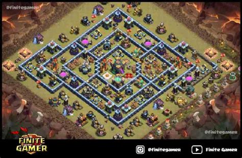 Best Town Hall 14 War Base With Links Anti Pets Finite Gamer Base