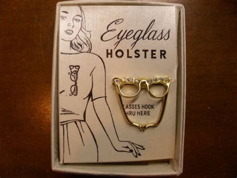 vintage 1960 s eyeglass holster deadstock etsy jewelry pins eyeglasses vintage
