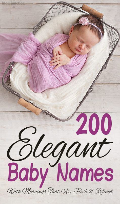200 Elegant Baby Names That Are Posh And Refined With Images Baby