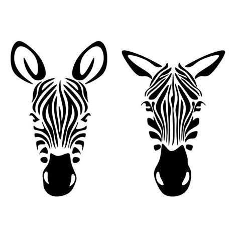 Download Zebra Head Cuttable Design