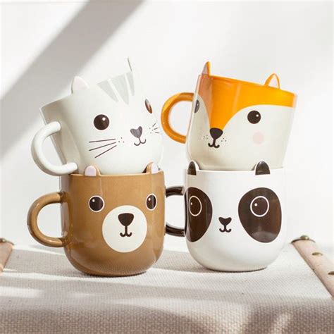 Kawaii Mugs For National Tea Day Animals At Firebox Animal Mugs