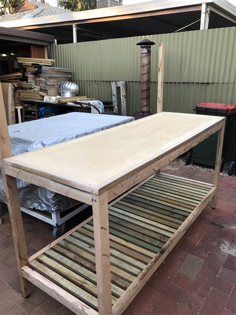 Learn the steps to building a solid and attractive outdoor bench from bunnings. Garden potting bench | Bunnings Workshop community