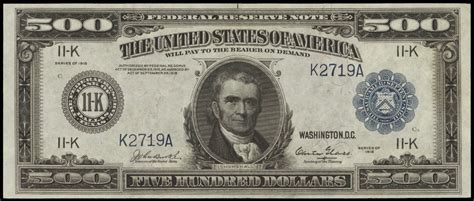 American money helps americans better understand the free market america thanks you, american money. 1918 500 Dollar Federal Reserve Note|World Banknotes & Coins Pictures | Old Money, Foreign ...