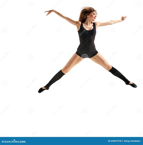 Girl Dancer Jumping Stock Photo Image Of Grace Active 65847578