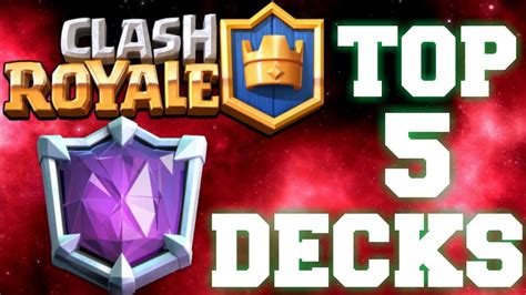 Do u know any good clash royale popetjes? TOP 5 BEST DECKS IN CLASH ROYALE 2020 - YouTube