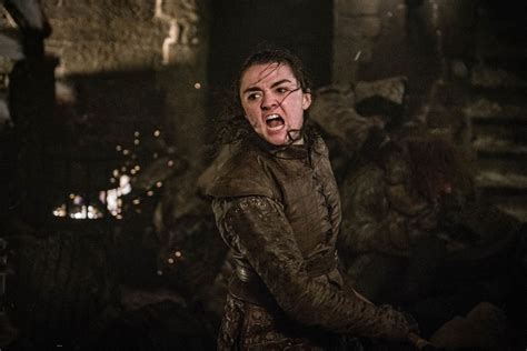 Game Of Thrones Battle Of Winterfell Ending Maisie Williams On That