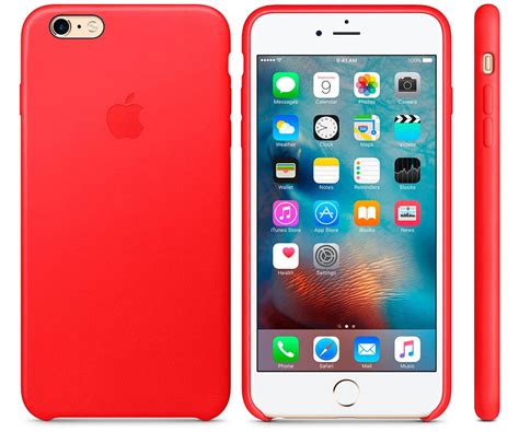 Apple Mkxg2zma Rojo Carcasa De Silicona Iphone 6 Plus 6s Plus Ielectro