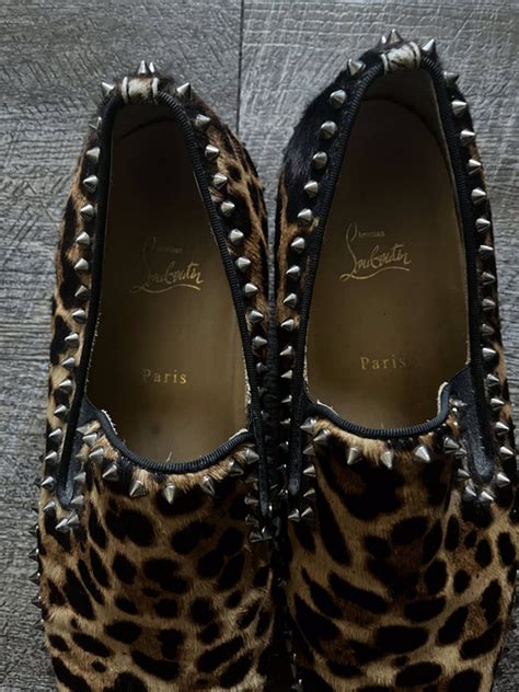 Christian Louboutin Christian Louboutin Pik Boat Pony Leopard Grailed