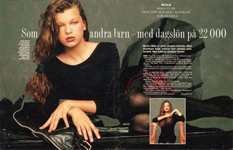Pin On Milla Jovovich Young 1975 A 1995