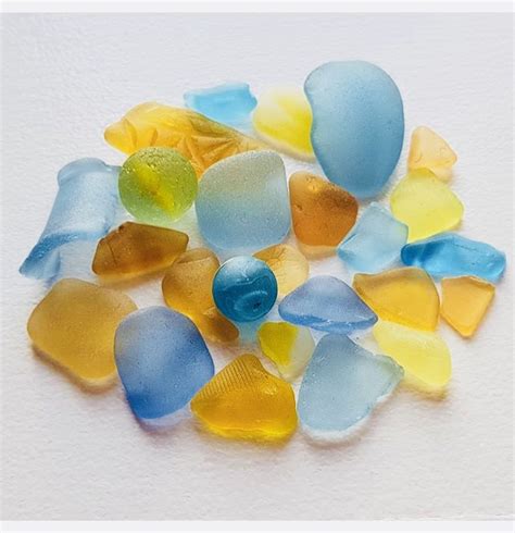 Beach Collection Sea Glass Crafts Color Sea Shells Manualidades