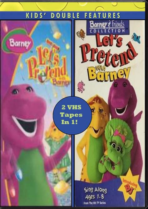 Lets Pretend With Barney 2004 And 1994 Df Vhs By Weilenmoose On