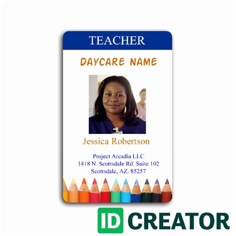 009 School Id Card Template Free Teacher Elegant Employee With Regard