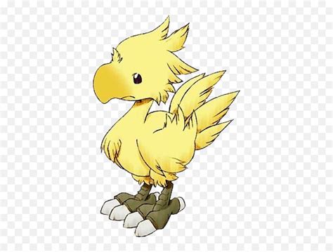 Final Png And Vectors For Free Download Final Fantasy Chocobo Emoji