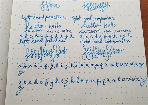 Today Marks The First Day Of Trying To Improve My Handwriting In Both