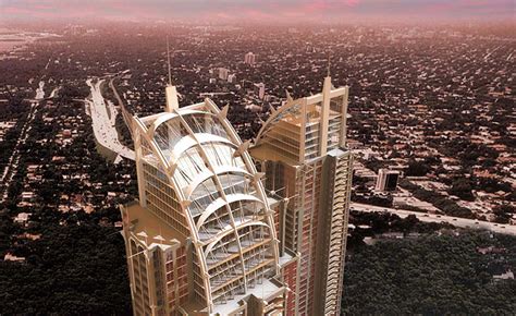 This Might Be A Rendering Of The Supertall Cccc Towers Planned For Brickell