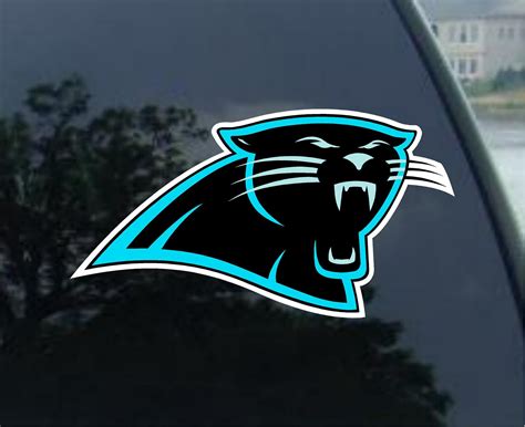Carolina Panthers Vinyl Decal Car Window Mirror Bumper Etsy