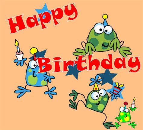 Fun Happy Birthday Frogs Free Funny Birthday Wishes Ecards 123 Greetings
