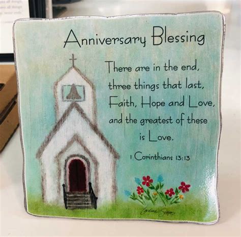 Anniversary Blessing Plaque