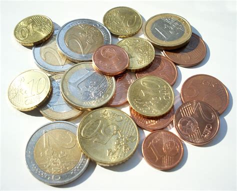 Images Gratuites Argent En Espèces Devise Euro Pièce De Monnaie
