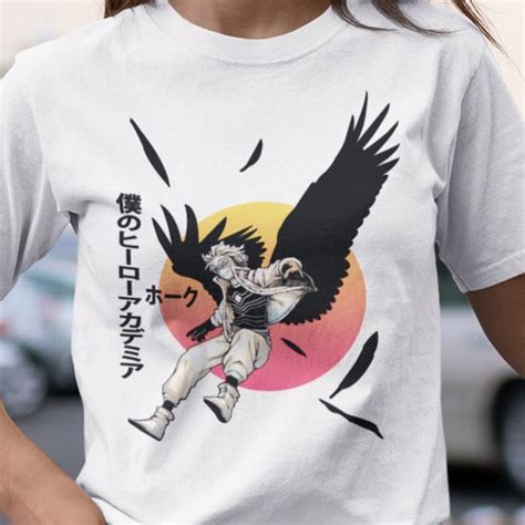 Hawks T Shirt Keigo Takami My Hero Academia Shirt Boku No Etsy