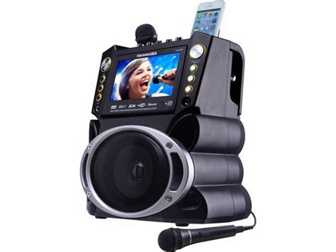 Karaoke Usa 7 In Dvd And Bluetooth Karaoke Machine Gf844