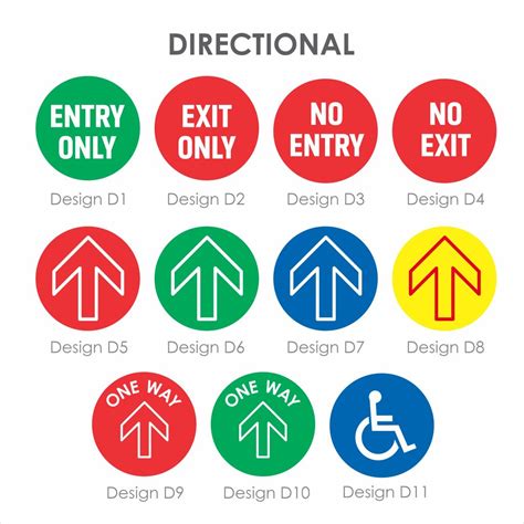 Floor Directional Signs