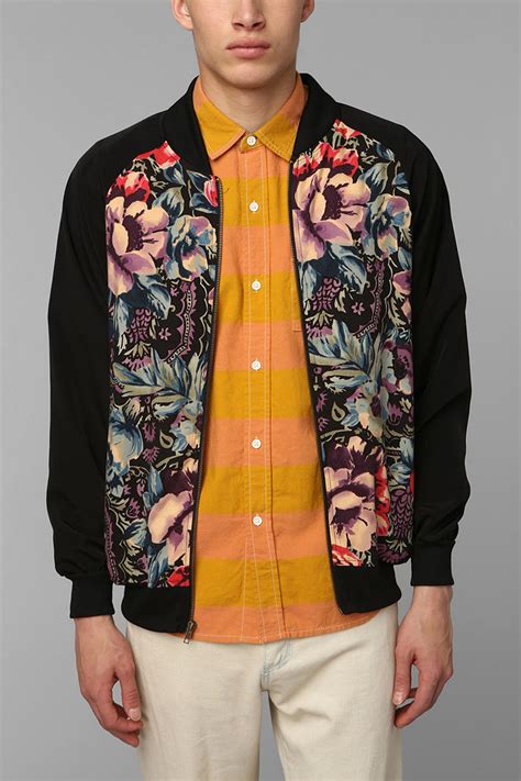 Buy floral men's suits and get the best deals at the lowest prices on ebay! Lyst - Urban Outfitters Urban Renewal Floral Bomber Jacket ...