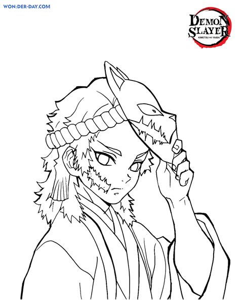 Demon Slayer Coloring Pages Printable Coloring Pages