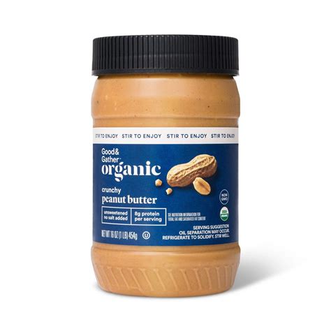 Mix on a low speed for a few minutes. Organic Crunchy Peanut Butter Nutrition - Nutrition Pics
