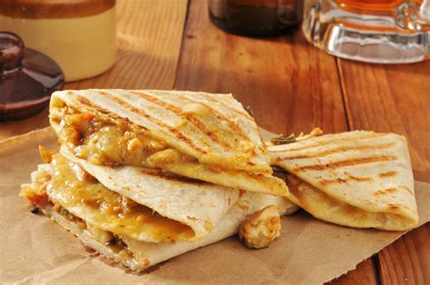 Easy Chicken And Cheese Quesadillas